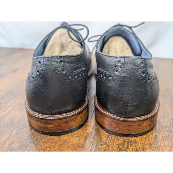 Joseph Abboud Casual Dress Shoes Men\'s Sz 10M Black Leather Cap Toe Derby 500366 main image 5